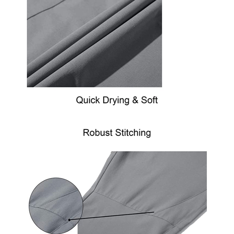 Women's Quick Dry Jogger Hiking Pants With Zipper Pockets Closed Bottom Sweatpants For Workout, Gym, Running-Legletic