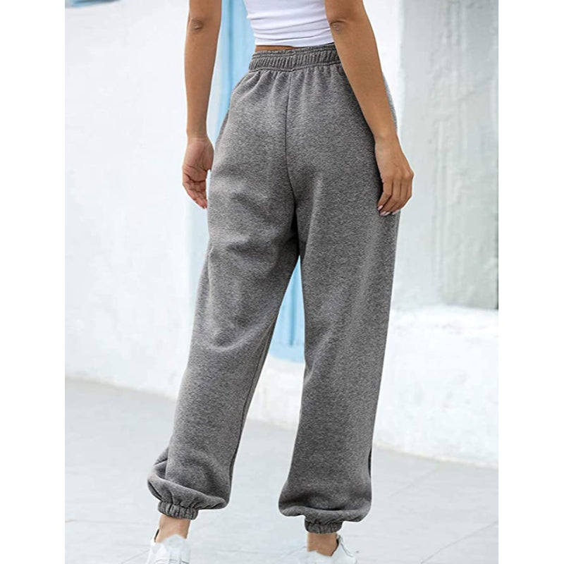 Women High Waisted Sweatpants Joggers Drawstring Athletic Pants With Pockets-Legletic