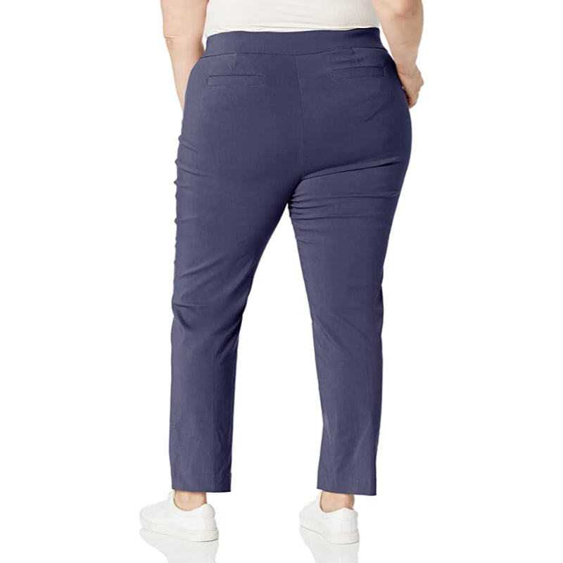 Women's Super Stretch Millennium Welt Pocket Pull On Career Pant-Legletic
