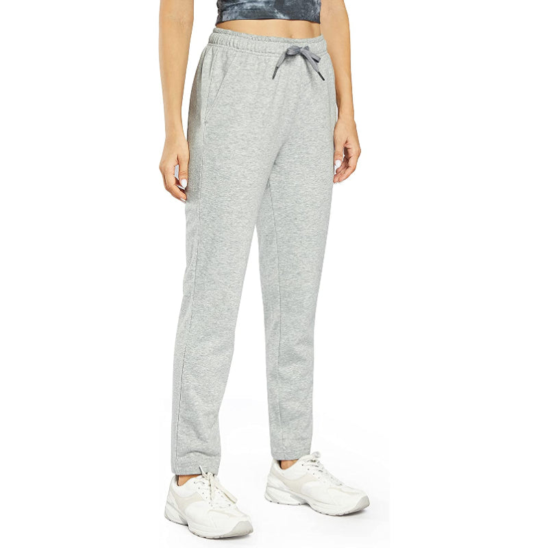 Women's Open Bottom Cotton Sweatpants With Pockets Lounge Jogging Track Pants Athletic Joggers Pants-Legletic