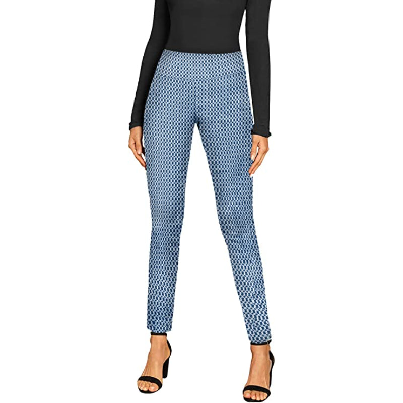 Regular Fit Skinny Leggings With Print For Women-Legletic