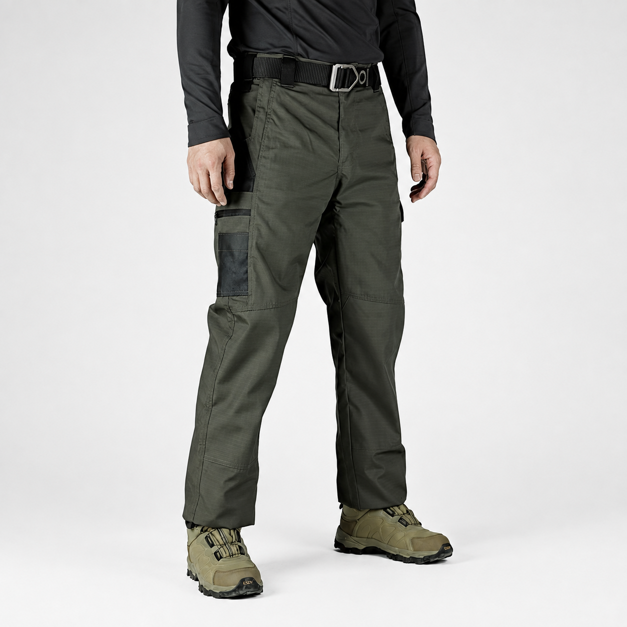 Solid Hiking Outdoor Work Tactical Seasonal Pants For Men
