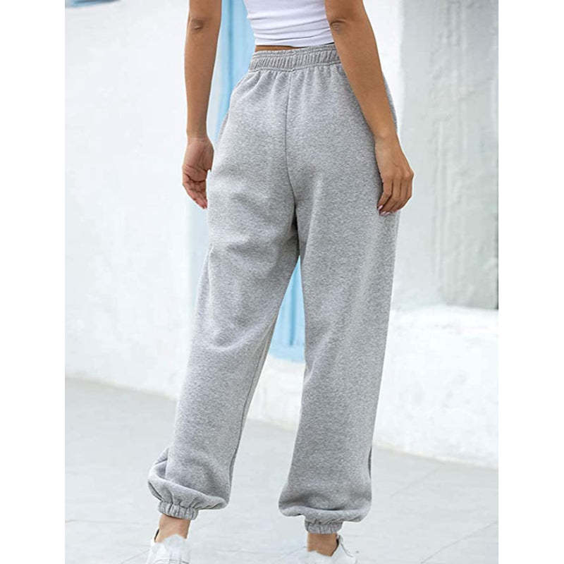 Women High Waisted Sweatpants Joggers Drawstring Athletic Pants With Pockets-Legletic