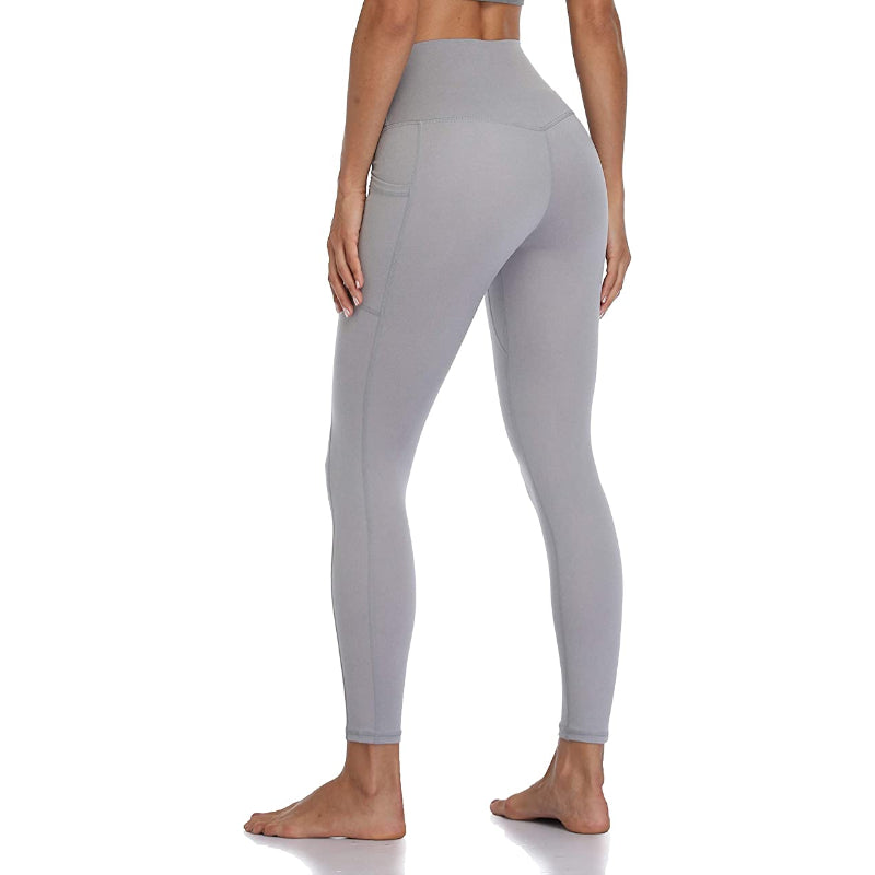 Multicolor Women's High Waisted Yoga Pants Length Leggings With Pockets-Legletic