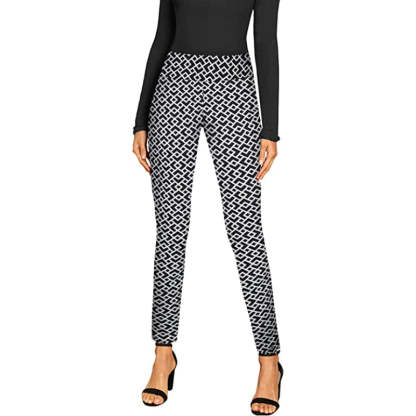 Regular Fit Skinny Leggings With Print For Women-Legletic