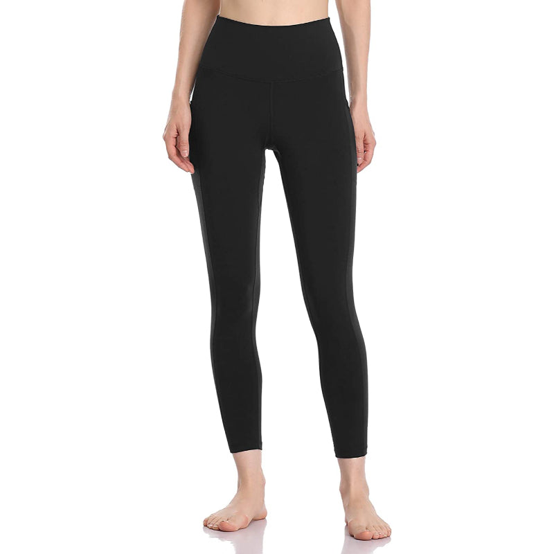 Multicolor Women's High Waisted Yoga Pants Length Leggings With Pockets-Legletic