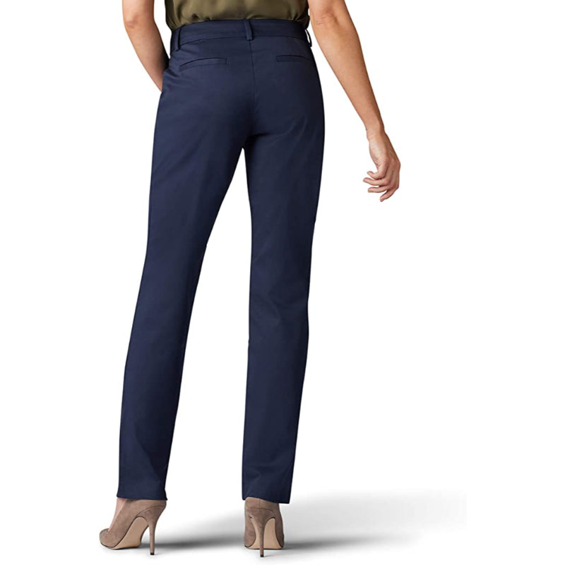Easy Care Straight Pants For Women-Legletic
