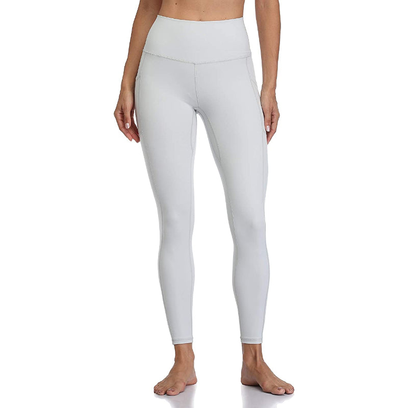 Multicolor Women's High Waisted Yoga Pants Length Leggings With Pockets-Legletic
