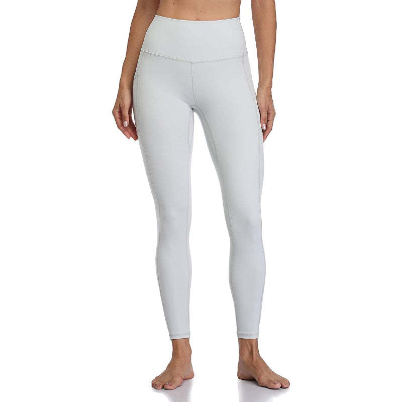 Multicolor Women's High Waisted Yoga Pants Length Leggings With Pockets-Legletic