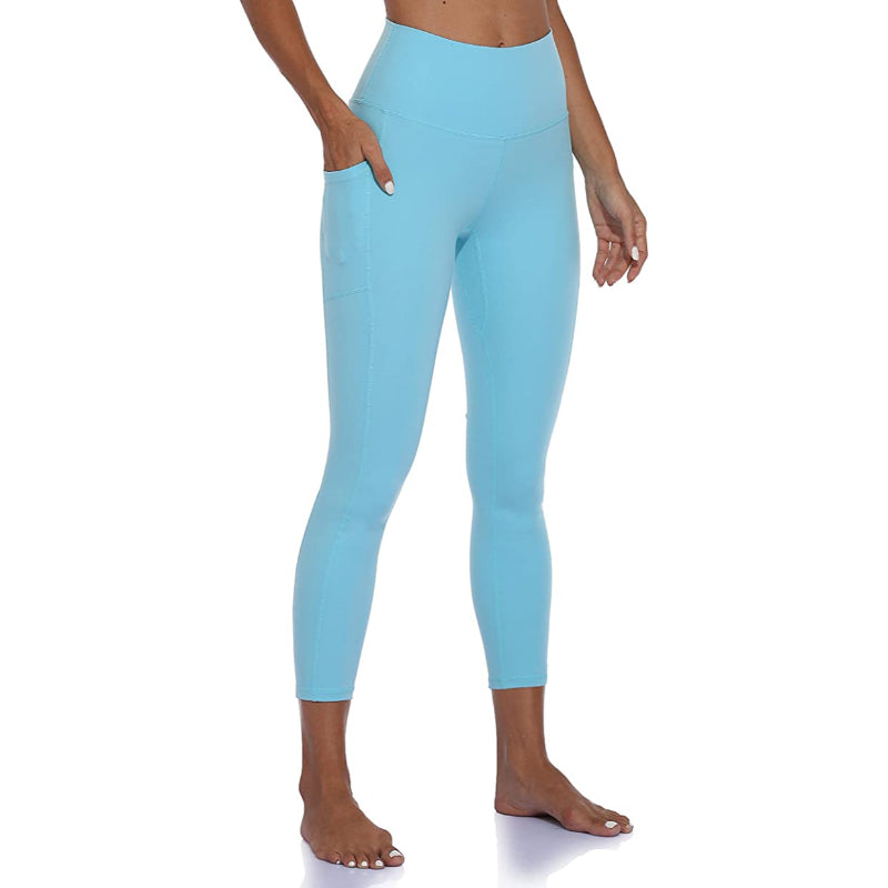 Women's High Waisted Yoga Pants Length Leggings With Pockets-Legletic