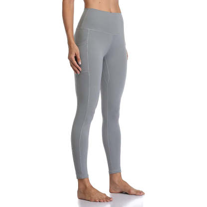 Stylish Print Women's High Waisted Yoga Pants Length Leggings With Pockets-Legletic