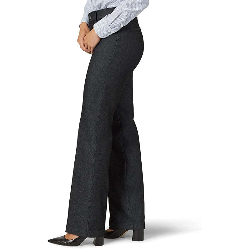 Women Mid Rise Flex Motion Regular Fit Trouser Pant-Legletic