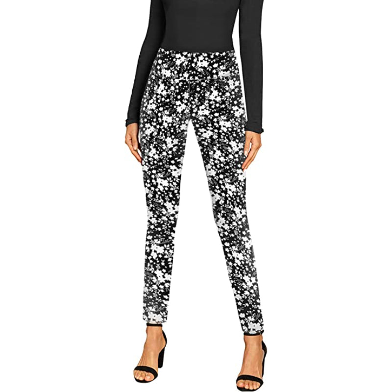 Classic Skinny Leggings Regular Fit With Print For Women-Legletic