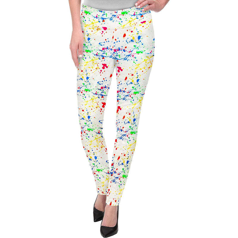 Regular Fit Skinny Leggings With Print For Women-Legletic