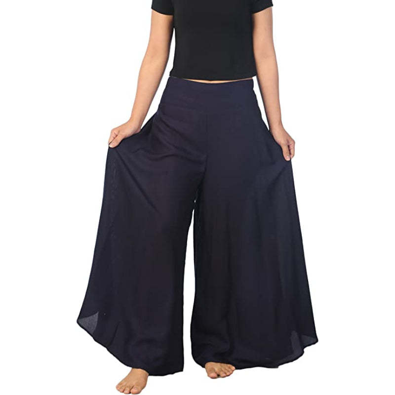 Palazzo Pants for Women Wide Leg Boho Harem Yoga Pants-Legletic