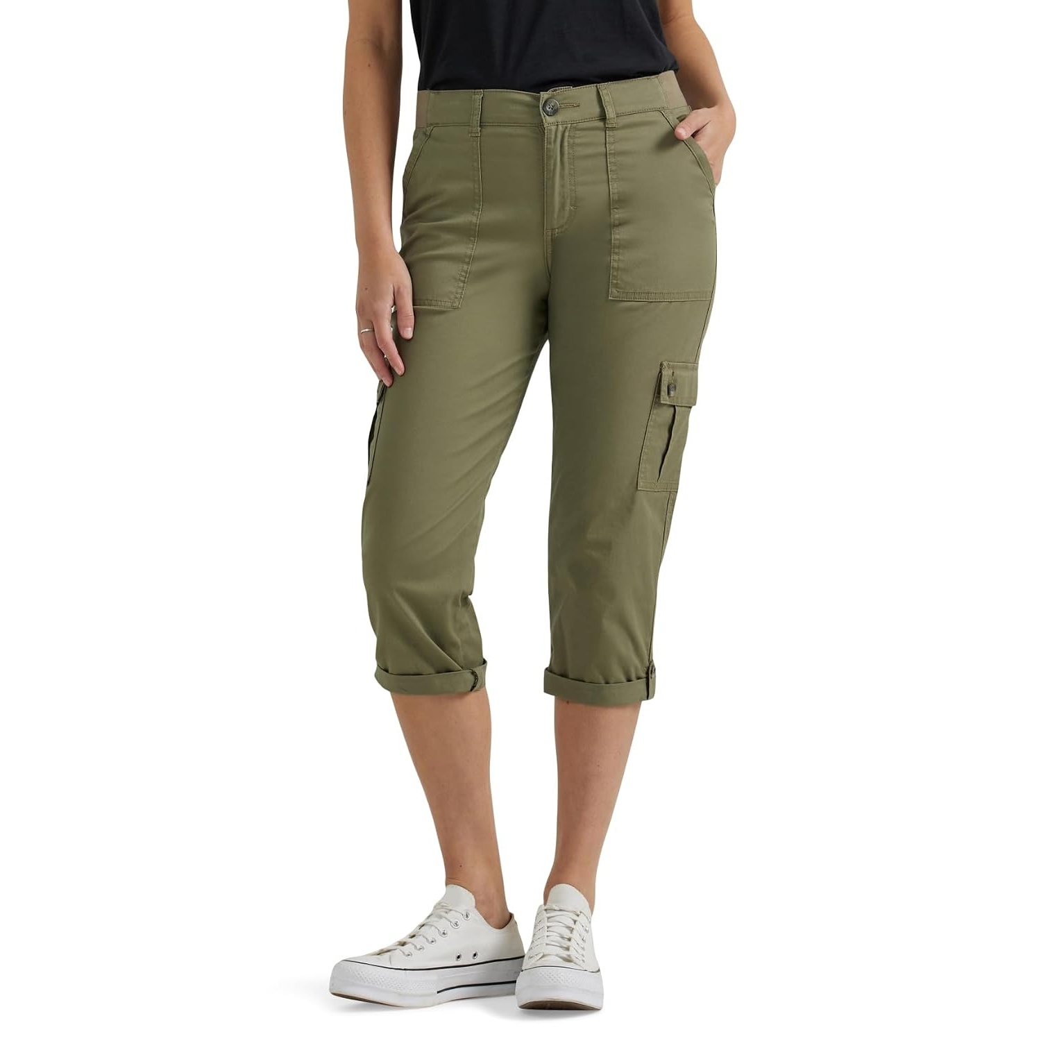 Comfy Cargo Capri Pants For Women