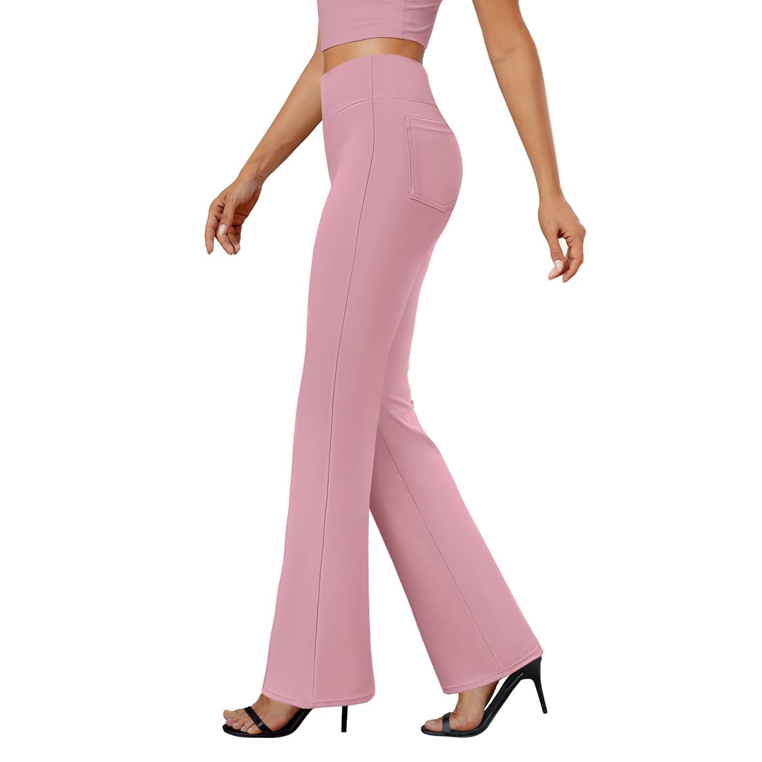 Casual Bootcut Stretchy Pants Dress Gown For Women