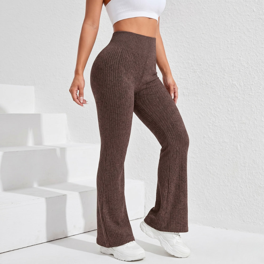 Women's Solid High Waist Sports Leggings,