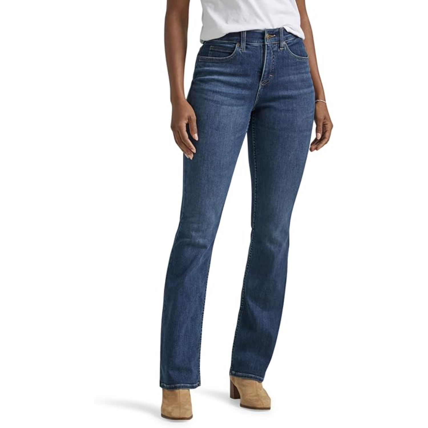 Women Comfort Flex Bootcut Jeans