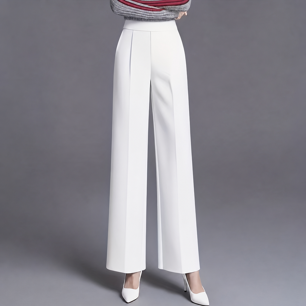 High Slant Pants With Pocket For Women
