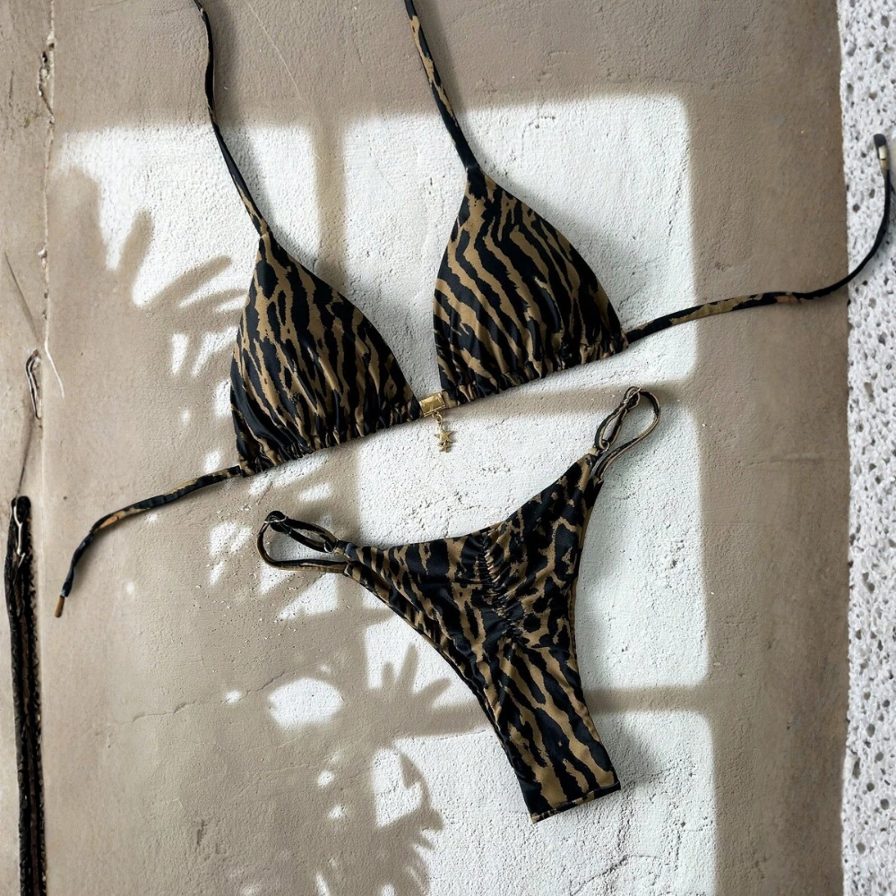 Printed Beachwear Vacation Matching Outfit Set