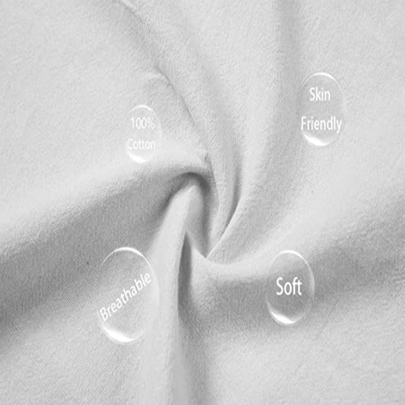 Comfy Loose Cotton Capris Cropped Wide Leg Pants-Legletic