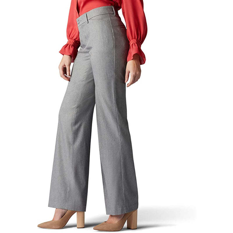 Women Mid Rise Flex Motion Regular Fit Trouser Pant-Legletic