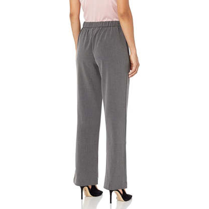 Women's Petite Flat-Front Straight-Leg Pant-Legletic
