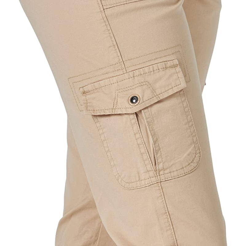 Women Relaxed Fit Knit Waist Capri Pants-Legletic