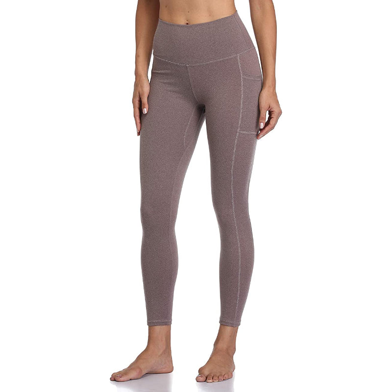 Stylish Print Women's High Waisted Yoga Pants Length Leggings With Pockets-Legletic