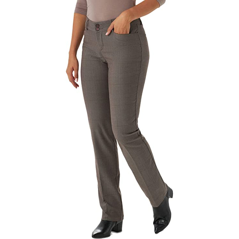Women's Regular Fit Secretly Shapes Straight Leg Pant-Legletic