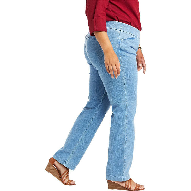 Women's Easy Fit Elastic Waist Pull-On Pant-Legletic