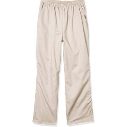 Women Cotton Pull-On Pant With Elastic Waist