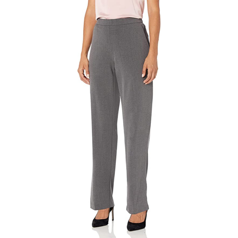 Women's Petite Flat-Front Straight-Leg Pant-Legletic