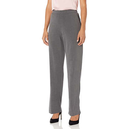Women's Petite Flat-Front Straight-Leg Pant-Legletic