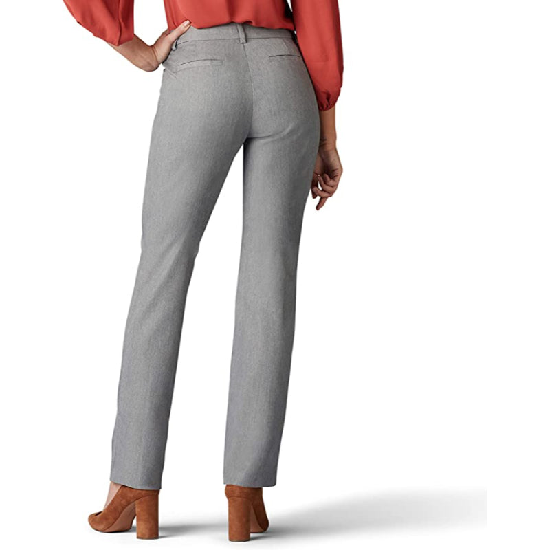 Women's Wrinkle-Free Relaxed Fit Straight Leg Pant-Legletic