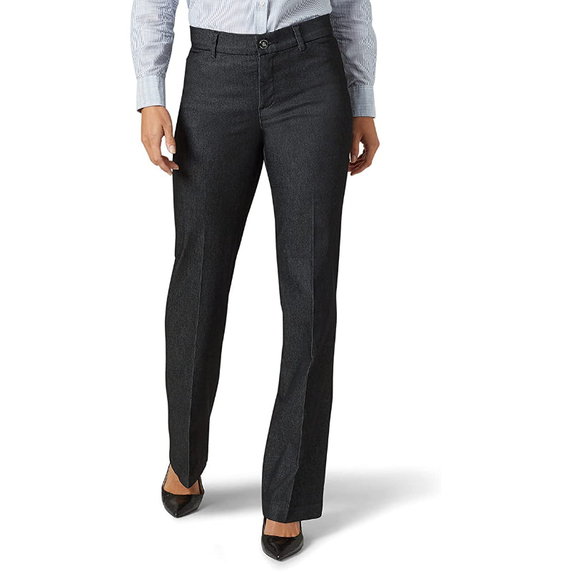 Women Mid Rise Flex Motion Regular Fit Trouser Pant-Legletic
