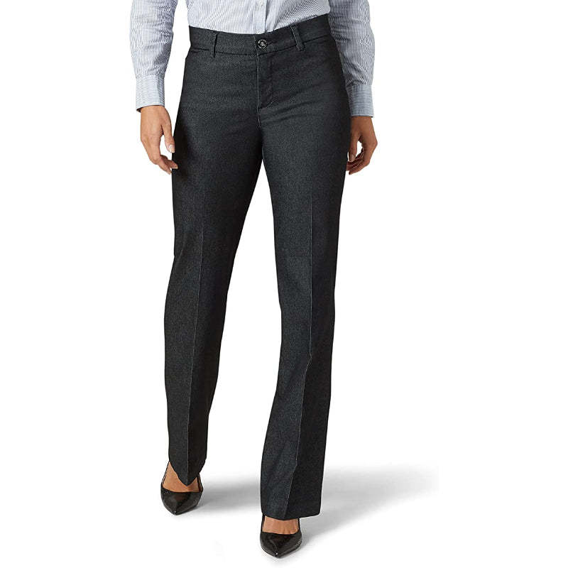 Women Mid Rise Flex Motion Regular Fit Trouser Pant-Legletic