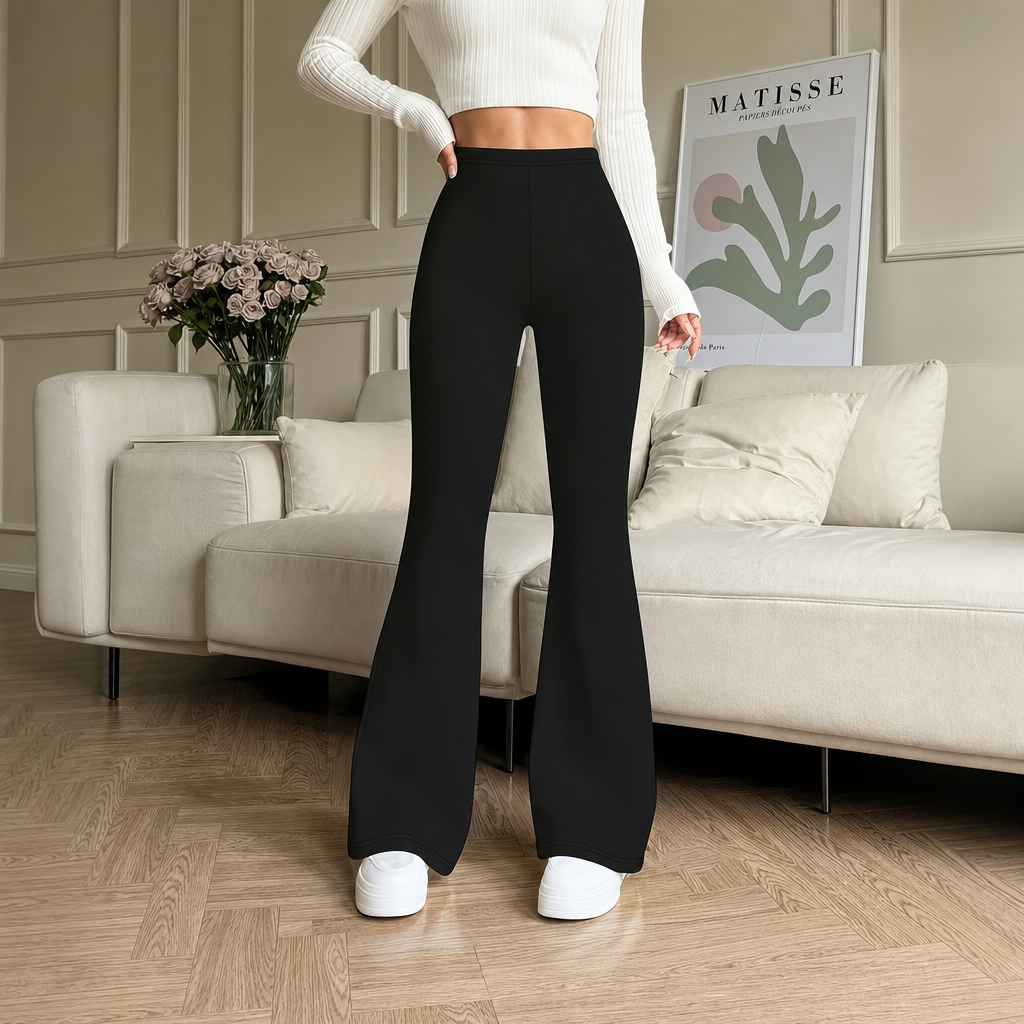 High Rise Stretch Flare Lounge Pant For Women