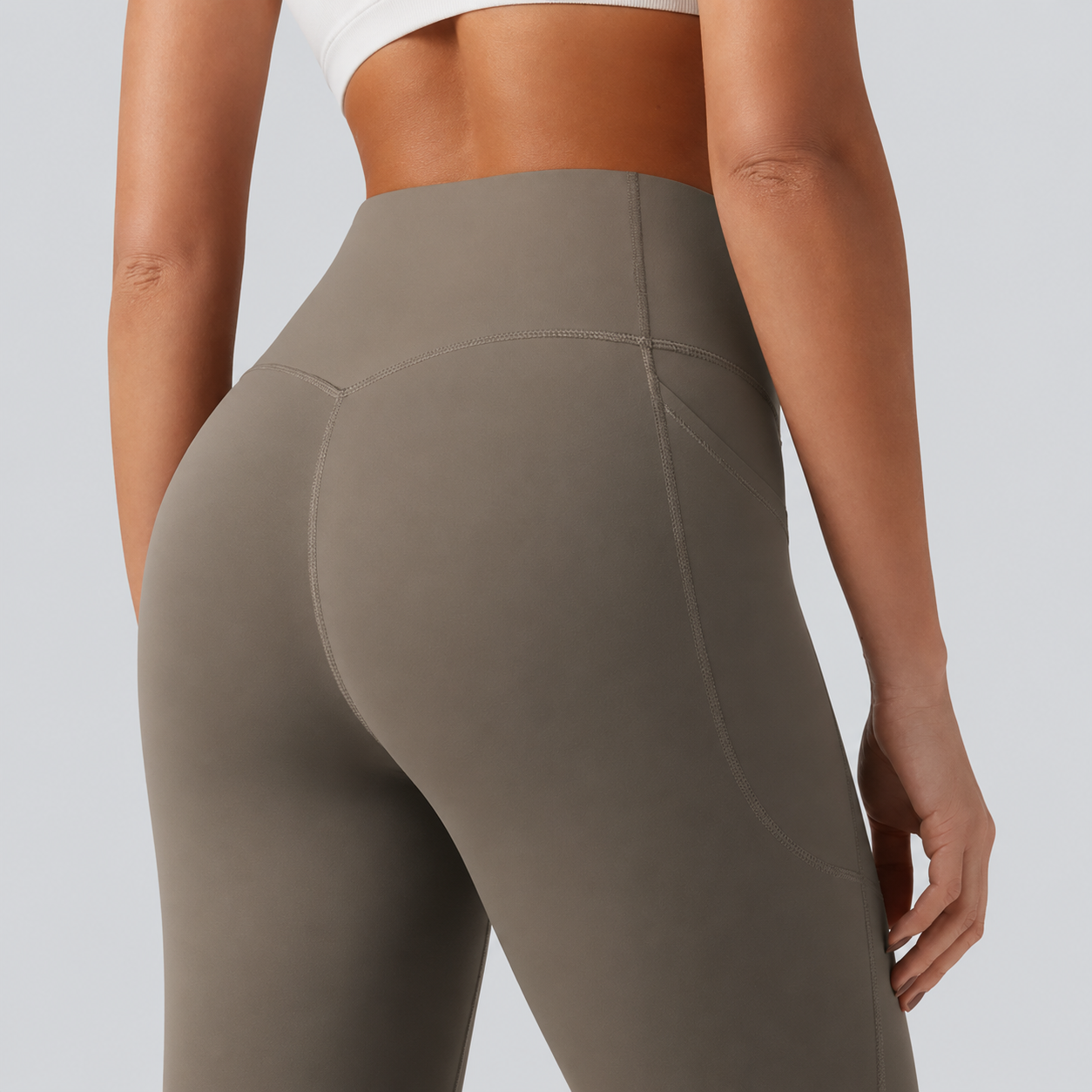 Casual Shaping Training Leggings With Pockets For Women