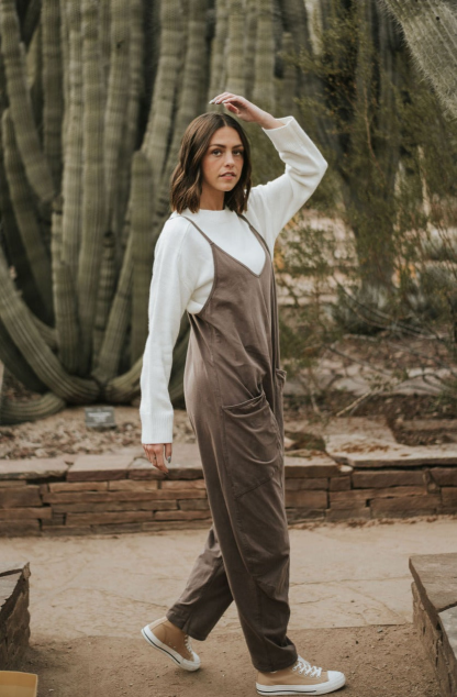 Women's Casual Wide Leg Comfy Jumpsuit-Legletic