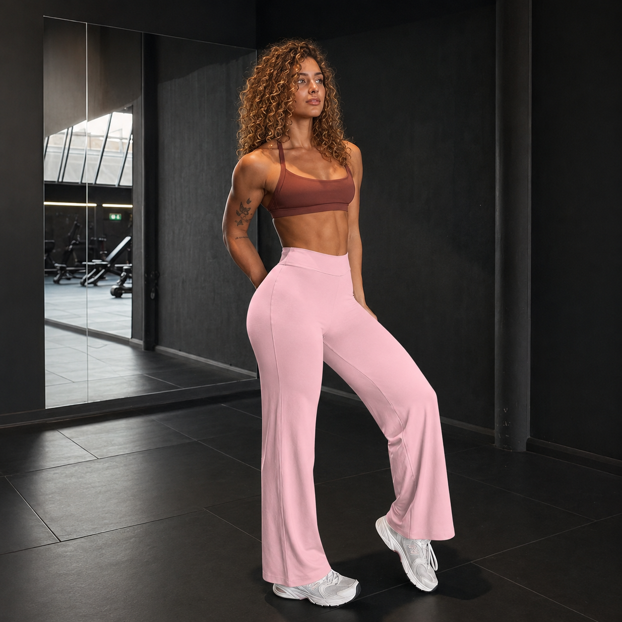 Slim Fit Versatile Solid Color Yoga Pants For Women