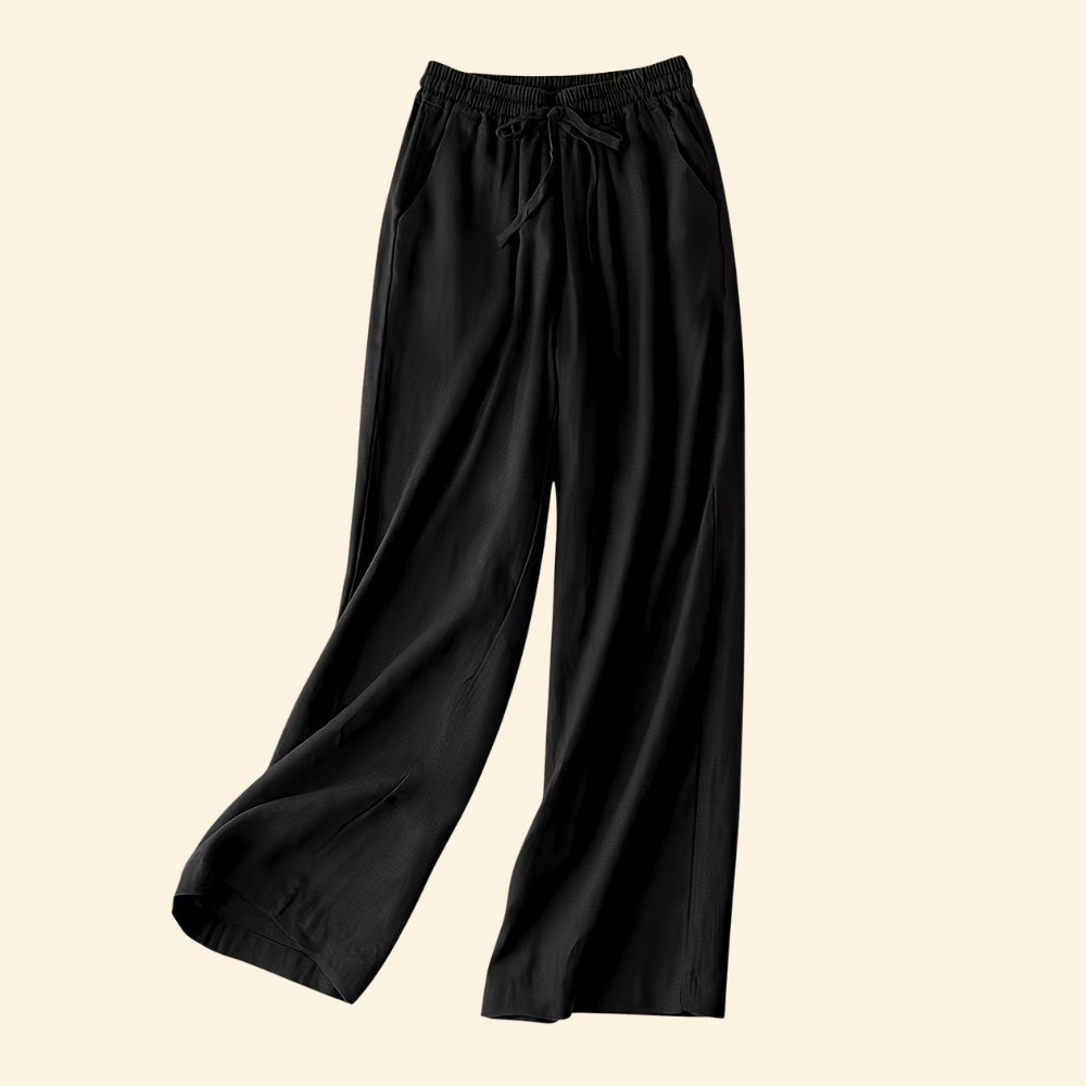High Rise Wide Loose Drawstring Pants For Women