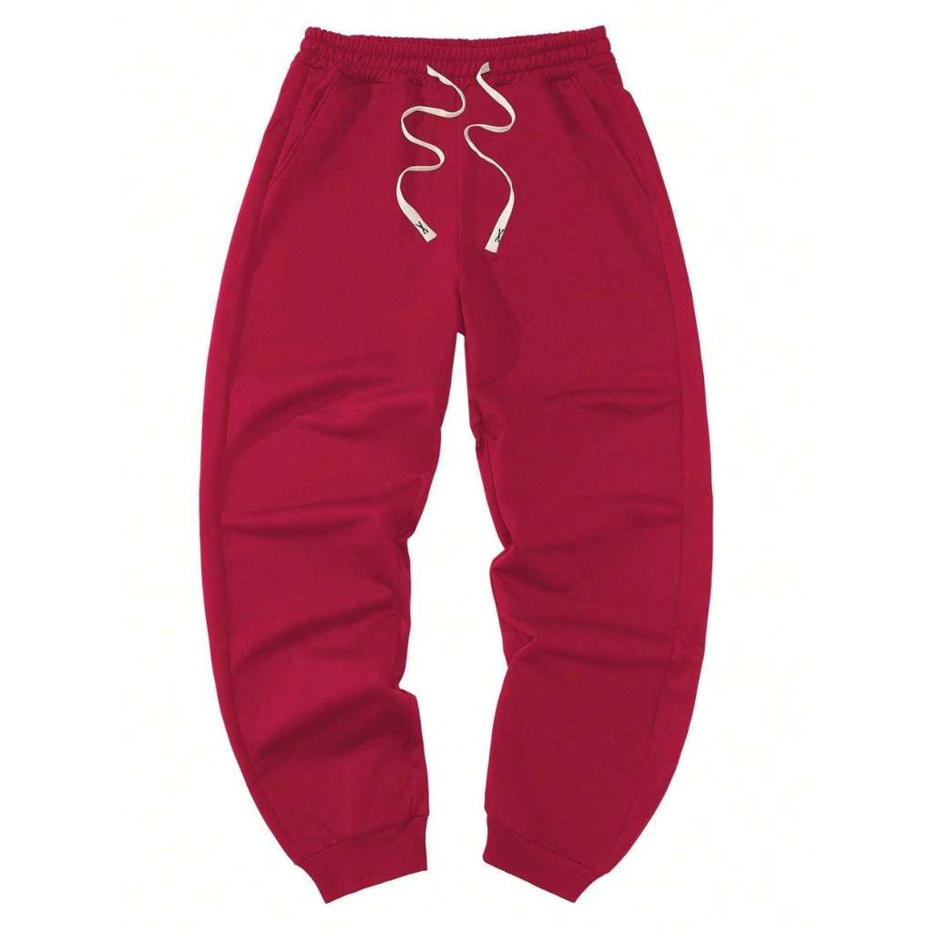 5 Pieces Minimalist Jogger Sport Pants With Drawstring For Men