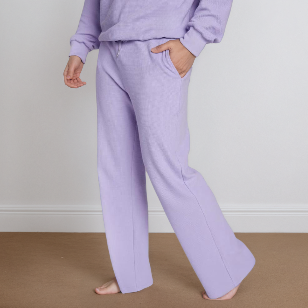 Waffle Knit Lounge Sweatpants