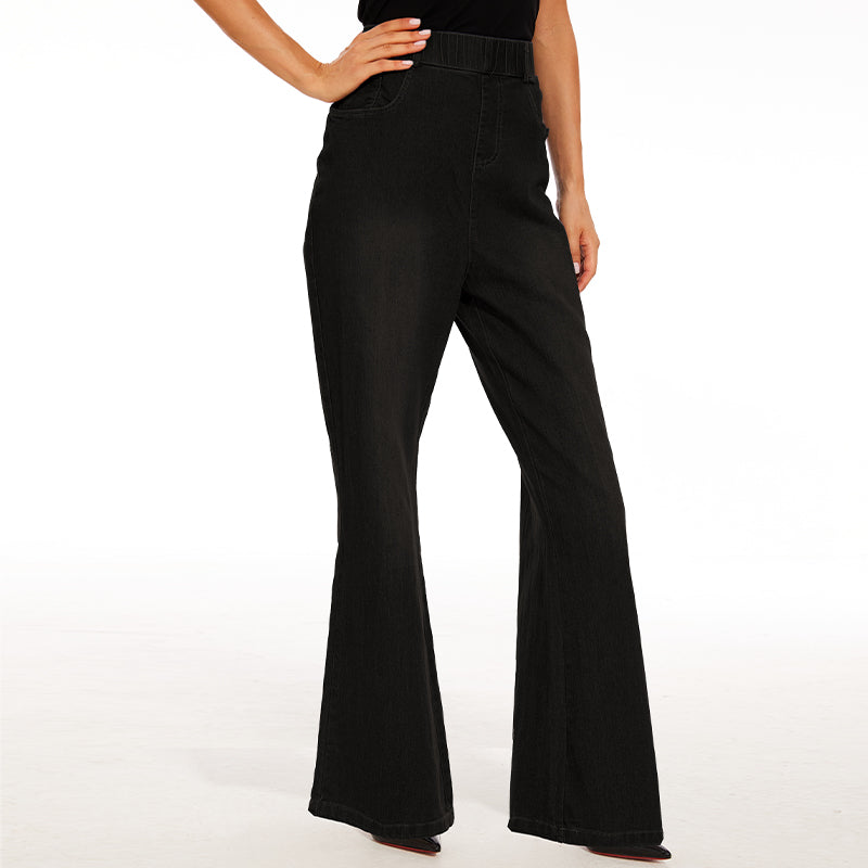 Stretch Flare Jeans-Legletic