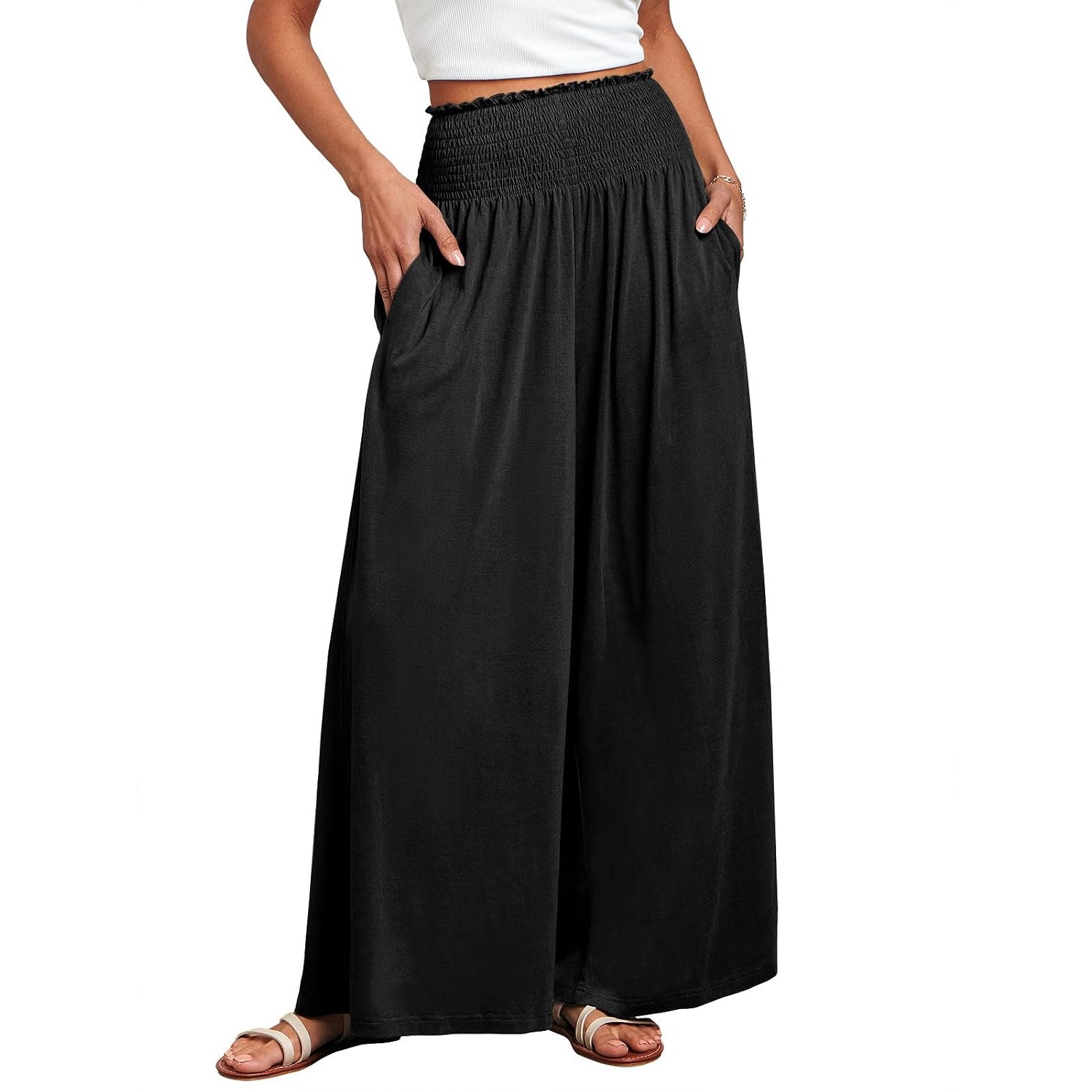 Casual Wide Loose Boho Summer Pants For Women