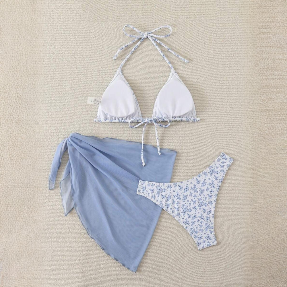 Printed Beachwear Vacation Matching Outfit Set