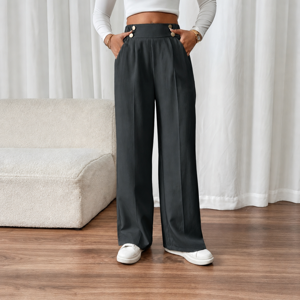 Casual Straight Length Pants For Everyday Wear For Women
