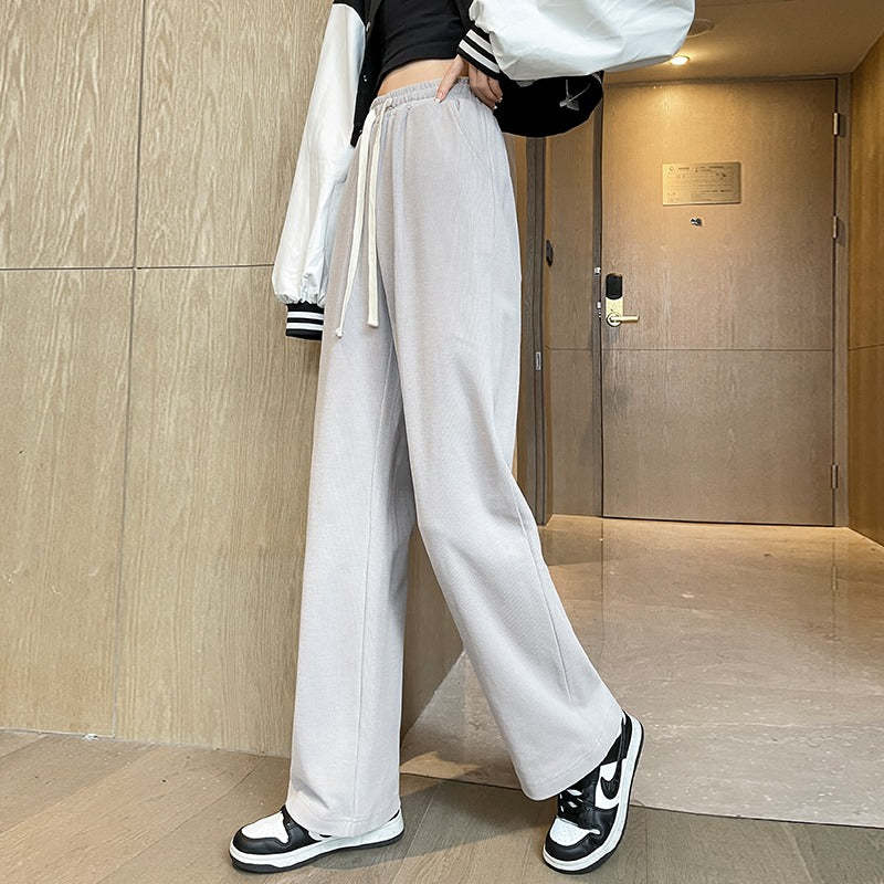 Baggy Office Wear Straight Pants-Legletic